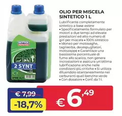 Better - Olio Per Miscela Sintetico 1 L