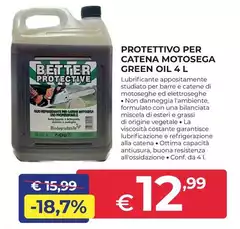 Better - Protettivo Per Catena Motosega Green Oil 4 L