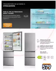 Haier - Frigorifero 3D 60 Serie 3 HTR3618CNMG Haier - Frigorifero 3D 60 Serie 3 HTR3618CNMG