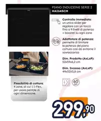 Haier - Piano Induzione Serie 2 HAI64SCM Haier - Piano Induzione Serie 2 HAI64SCM