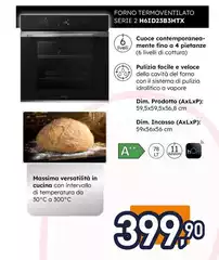 Haier - Forno Termoventilato Serie 2 H6ID23B3HTX Haier - Forno Termoventilato Serie 2 H6ID23B3HTX