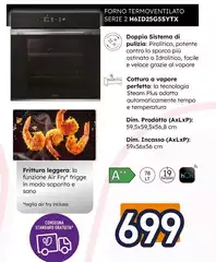 Haier - Forno Termoventilato Serie 2 H6ID25G5SYTX Haier - Forno Termoventilato Serie 2 H6ID25G5SYTX