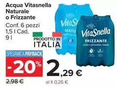 Vitasnella - Acqua  Naturale O Frizzante