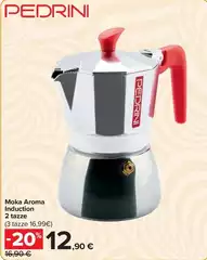 Pedrini - Moka Aroma Induction 2 Tazze