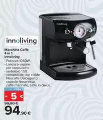 Innoliving - Macchina Caffè 4 In 1