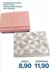 Coordinato Lenzuola Lucky In Pile Singolo/Matrimoniale Coordinato Lenzuola Lucky In Pile Singolo/Matrimoniale