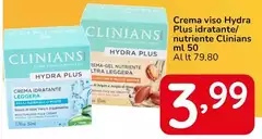Clinians - Crema Viso Hydra Plus Idratante/Nutriente