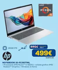 HP - Notebook 15-FC0077NL