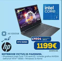 HP - Notebook 15-FA2002NL
