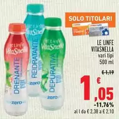 Vitasnella - Le Linfe