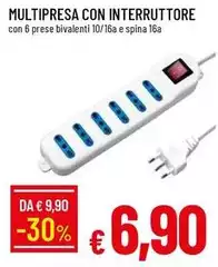 Spina - Multipresa Con Interruttore Spina - Multipresa Con Interruttore