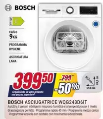 Bosch - Asciugatrice WQG243D6IT