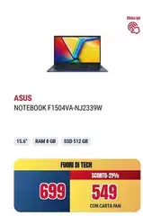 Asus - Notebook F1504va-NJ2339W Asus - Notebook F1504va-NJ2339W