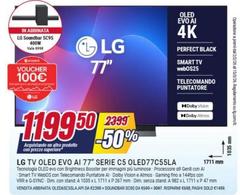 LG - Tv Oled EVO AI 77" Serie C5 OLED77C55LA