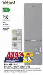 Hisense - Frigo Combinato Whk 25404 Xp8e
