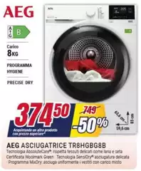 Aeg - Asciugatrice TR8HGBGB 8B