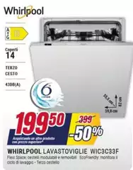 Whirlpool - Lavastoviglie WL3C33F