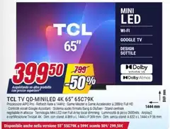 TCL - Tv Q-Miniled 4k 65" 65C79K