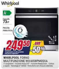 Whirlpool - Forno Multifunzione WO14IS8PM05XA