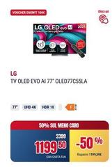 LG - Tv Oled EVO AI 77" OLED77C55LA
