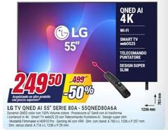 LG - Tv Qned Ai 55" Serie 80A 55QNED80A6A