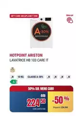 Ariston - Hotpoint Lavatrice Hb 103 Care It