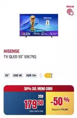 Hisense - Tv Qled 55" 55E790