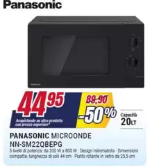 Panasonic - Microonde NN-SM22QBPG