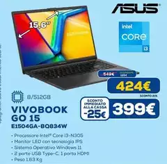 Asus - Vivobook Go 15 E1504GA-BQ834W Asus - Vivobook Go 15 E1504GA-BQ834W