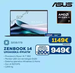 Asus - Zenbook 14 UM3406KA-PP147W Asus - Zenbook 14 UM3406KA-PP147W