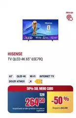 Hisense - Tv Qled 4k 65" 65E79Q