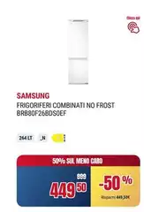 Samsung - Frigoriferi Combinati No Frost BRB80F26BDSDSDISOEF Samsung - Frigoriferi Combinati No Frost BRB80F26BDSDSDISOEF