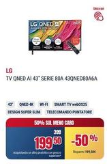 LG - Tv Qned Ai 43" Serie 80A 43QNED80A6A