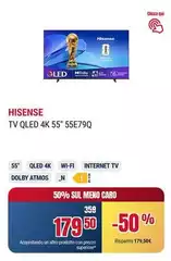 Hisense - Tv Qled 4k 55" 55E79Q