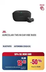 Jbl - Auricolari Tws In Ear Vibe Buds Jbl - Auricolari Tws In Ear Vibe Buds