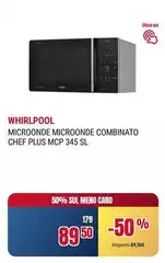 Whirlpool - Microonde Combinato Chef Plus MCP 345 SL