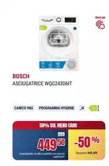 Bosch - Asciugatrice WQG243D6IT