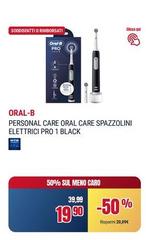 Oral b - Personal Care Oral Care Spazzolini Elettrici Pro 1 Black Oral b - Personal Care Oral Care Spazzolini Elettrici Pro 1 Black