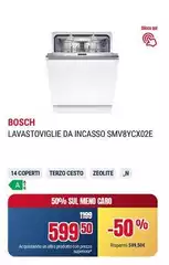 Bosch - Lavastoviglie Da Incasso SMV8YCX02E