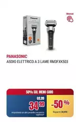 Panasonic - Asoio Elettrico A 3 Lame Rm3fxk503