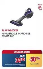 Black & Decker - Aspirabriciole Ricaricabile DVA325JP07