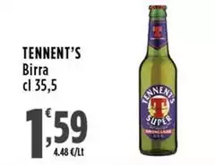 Tennent's - Birra