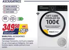 Whirlpool - Asciugatrice CW0954MB5IT