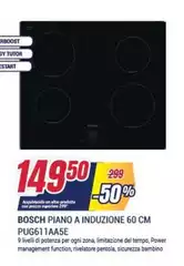 Bosch - Piano A Induzione 60 Cm Pug611aa5e