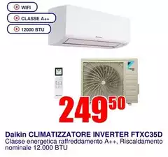 Daikin - Climatizzatore Inverter FTXC35D