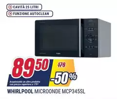 Whirlpool - Microonde MCP345SL