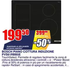 Bosch - Piano Cottura Induzione PVS61RBB5E