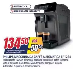 Philips - Macchina Da Caffè Automatica Ep1224 Philips - Macchina Da Caffè Automatica Ep1224
