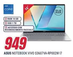 Asus - Notebook Vivo S3607VA-RP002W I7 Asus - Notebook Vivo S3607VA-RP002W I7