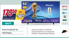 Hisense - Smart Tv Qled 55" 4k Qled